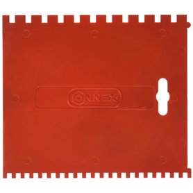 Connex COX883270 Spatule dentée en plastique - Rouge