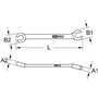 KS Tools 518.0513 Clé à tuyauter CHROMEplus, 9 x 11 mm