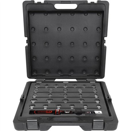 KS TOOLS 516.1720 Clé Dynamométrique avec Clés Interchangeable 3/8" 10-50 Nm