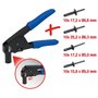 KS TOOLS 150.9650 - Pince à Riveter - Avec rivets - Poignées Bleus