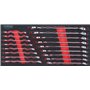 KS TOOLS - 713.2017 - Module de clés mixtes Ultimate - Module pour servante d'atelier - Mousse servante atelier 17 clés mixtes d