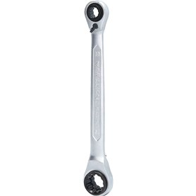 BRILLIANT TOOLS BT013901 Clé polygonale à cliquet double 4 en 1