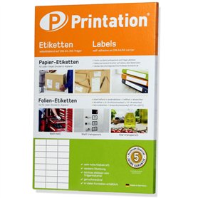 Printation Étiquettes Autocollantes 70 x 37 mm - 240 Étiquettes sur 10 Feuilles A4 - Papier Autocollant Imprimante Multi-usages