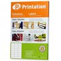 Printation Étiquettes Autocollantes 70 x 37 mm - 240 Étiquettes sur 10 Feuilles A4 - Papier Autocollant Imprimante Multi-usages