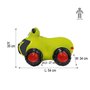 JAMARA- Claas-Tracteur Sauteur-Jouet Gonflable de Jardin-sans BPA-avec Pompe-À partir de 12 Mois-Favorise l'équilibre et la motr