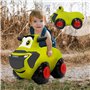 JAMARA- Claas-Tracteur Sauteur-Jouet Gonflable de Jardin-sans BPA-avec Pompe-À partir de 12 Mois-Favorise l'équilibre et la motr