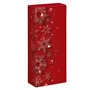 Lot de 10 boîtes de vin Red Christmas pour deux bouteilles de vin