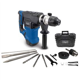 Scheppach Marteau perforateur électrique DH1500 Plus – Puissance 1500 W – Force d’impact 7 J – 4250 coups/min – Mandrin SDS-Plus