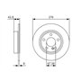 Bosch BD1690 Disques de frein - certification ECE-R90-1 jeu de 2 disques