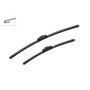 Bosch Balais d'Essuie–Glace Plats Aerotwin Retrofit AR291S, Longueur: 600mm/450mm – 1 Paire de Balais avant