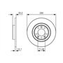 Bosch BD2164 Disques de frein - certification ECE-R90-1 jeu de 2 disques