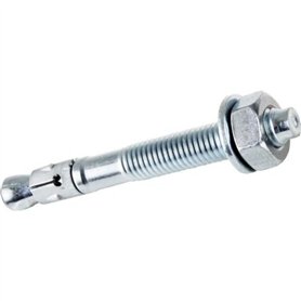 fischer 523133 FXA Boulon traversant plaqué zinc 10/10 x 86 mm