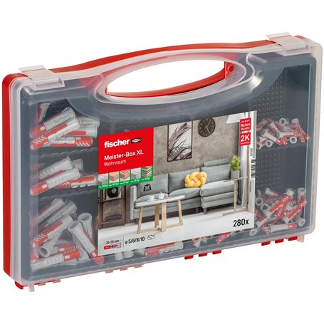 fischer Meister-Box Lot de 280 chevilles XL pour habitation