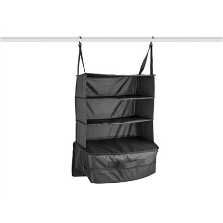 Calima Mixte - Adulte 46035 Camping Étagère Murale Noir 41 x 26 x 15 cm