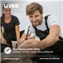 Uvex Pantalon Cargo Tune-up pour Le Travail - Salopette pour Homme - Noir/Rouge - 48