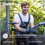 Uvex Pantalon Cargo Tune-up pour Le Travail - Salopette pour Homme - Noir/Rouge - 48