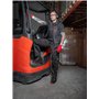 Uvex Pantalon Cargo Tune-up pour Le Travail - Salopette pour Homme - Noir/Rouge - 48
