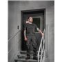 Uvex Pantalon Cargo Tune-up pour Le Travail - Salopette pour Homme - Noir/Rouge - 48