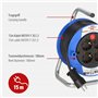 BRENNENSTUHL A1941151001079180004 15 1079180004-Enrollacables compacto Negro IP20 H05VV-F3G1,5 Con Cable, Multicolor
