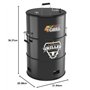 BBQ 7062425 Barbecue en tonneau 4 en 1 – Noir