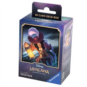 Ravensburger - Disney Lorcana : Premier Chapitre - Jeu de Carte à Collectionner - Accessoire - Boite de Rangement Capitaine Croc