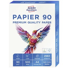 Avery Zweckform 2563 Papier Qualité premium pour imprimantes laser et jet d'encre Sans bois