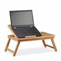 Relaxdays 10022219 Table d’Ordinateur Portable pour Lit Hauteur Réglable