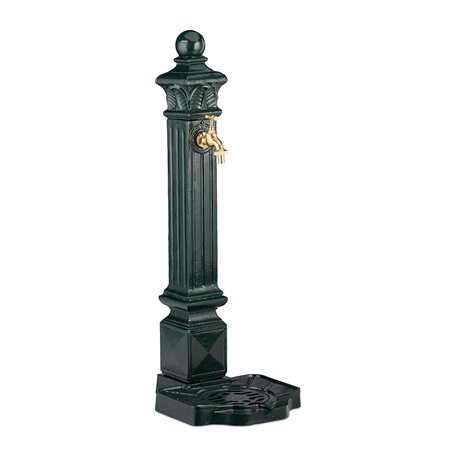 relaxdays Fontaines sur Pied angulaireen Style antiquecolonnes Eau et Bassin