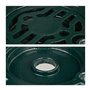 relaxdays Fontaines sur Pied angulaireen Style antiquecolonnes Eau et Bassin, Vert foncé