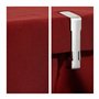 Relaxdays Pinces pour Nappe, Lot de 12, Clips réglables pour Table épaisse, Acier Inoxydable, Jusqu’à 4 cm, argenté