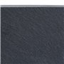 Relaxdays Dessous de Verre en Ardoise, Lot de 10, Supports carrés, H x L : 10 x 10 cm, pour Boissons, Anthracite