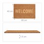 Inscription « Welcome »