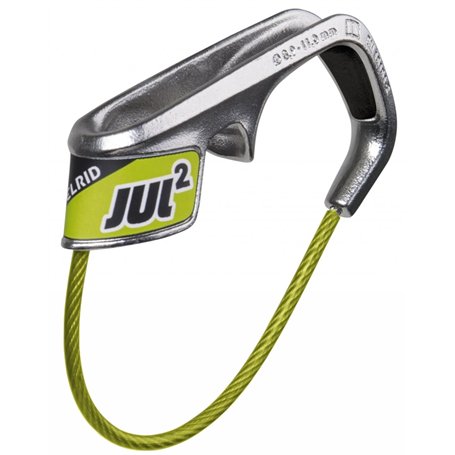 Edelrid Jul 2 - Aseguradores escalada - verde/Plateado 2017