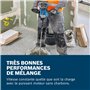 Bosch Professional 18V System agitateur sans-fil GRW 18V-120 (incl 1 rallonge 13 cm (M14-M14) 2 clés (22/24 mm))