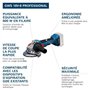 Bosch Professional 18V System meuleuse angulaire sans-fil GWS 18V-8 (diamètre de disque 115 mm, incl L-BOXX)