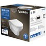 Duravit Ensemble WC mural sans rebord Blanc