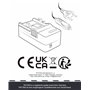 PATONA 3en1 Chargeur pour LP-E6NH, LP-E6N, LP-E6 Batteries Compatible avec Canon EOS R7 R6II R5 7D 6D 5D Mark II III IV 60D 70D 
