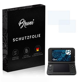Bruni Protecteur d'écran compatible avec Nintendo 3DS XL 2012 Film Protecteur