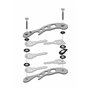 welsberg Porte clés organisateur, porte clés compact, porte clés multi outils pliable intelligent et léger avec décapsuleur port