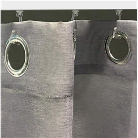 Home Fashion - Patins Oeillets Transparent 5 cm - Lot de 10