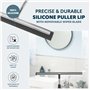 bremermann Raclette de Douche à Suspendre à la paroi de Douche, en Acier Inoxydable et Silicone