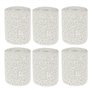 Lot de 6 rouleaux de ruban de plâtre de 5 m x 10 cm - 6 rouleaux = 30 m - Pour travaux manuels