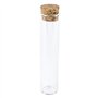 ideen mit herz Lot de 48 tubes à essai avec bouchon en liège | Verre de haute qualité | Hauteur 10 cm (sans bouchon) | Extérieur