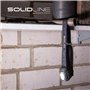 Solidline SH3 Lampe frontale LED ultra lumineuse pour le sport et la course à pied 350 lumens Portée d'éclairage 190 m Rechargea