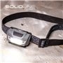 Solidline SH3 Lampe frontale LED ultra lumineuse pour le sport et la course à pied 350 lumens Portée d'éclairage 190 m Rechargea
