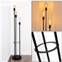 lampadaire vintage en métal noir