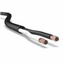 Auprotec Câble de véhicule 5 m - 2 x 1,0 mm² - Câble rond 2 fils noir/blanc - Câble électrique FLRYY - Pour remorque de voiture