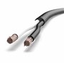 Auprotec Câble de véhicule 5 m - 2 x 1,0 mm² - Câble rond 2 fils noir/blanc - Câble électrique FLRYY - Pour remorque de voiture