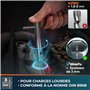 S&R WERKFIX Jeu Clés Tubulaires - 7 Clés à Tube Douille 6-19 mm. Pour Bougies et Lavabo