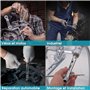 S&R WERKFIX Jeu Clés Tubulaires - 7 Clés à Tube Douille 6-19 mm. Pour Bougies et Lavabo